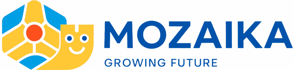 Логотип школы Mozaika — Growing Future